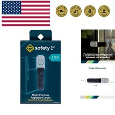 Multi-Purpose Plastic Appliance Lock Decor, 2-Count Packaging May Vary