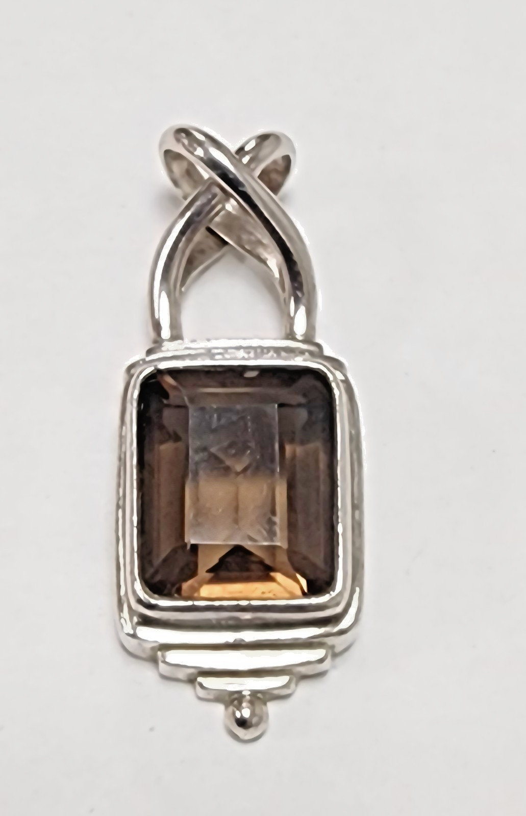 SARDA Sterling Silver 925 Rectangular Step-Cut Sm… - image 2