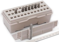 Metal Stamp Alignment Tool with Storage Case, Stamping Guide Jig for Letter/N...