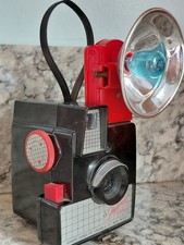 Vintage Imperial Debonair box camera large blue-bulb flash attachment 1960's