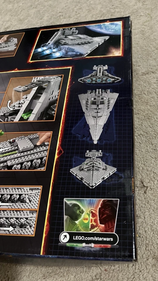 LEGO 75055 Star Wars Imperial Star Destroyer 1359 peças lacrado de fábrica novo 2014! - Imagem 4 de 4