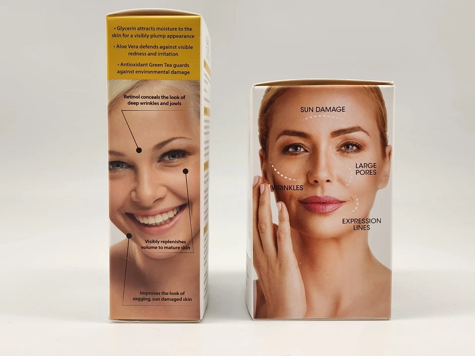 Crema facial antiarrugas RETINOL ENCAPSULADO 2 PIEZAS Advanced Clinicals + suero facial Foto 2 de 4