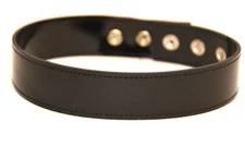 1" Wide Patent Leather Arm Band Single Row Fetish BDSM Freddy Queen