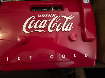 Coca-Cola Old Time Cooler Radio EURO version AM/FM Cassette Player