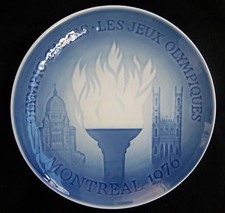 Orig.porcelaine plate   Olympic Games MONTREAL 1976 - Special Edt  !!  VERY RARE