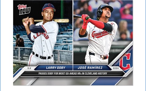 2024 Topps Now 163 Larry Doby / José Ramírez