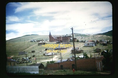 Cripple Creek, Colorado in early 1950's, Kodachrome Slide h25b