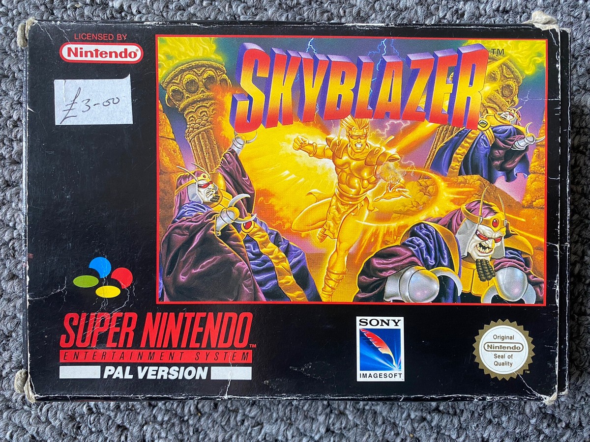 Soul Blazer Terranigma Snes Mini Skyblazer Snes Ultra UK PAL Sky