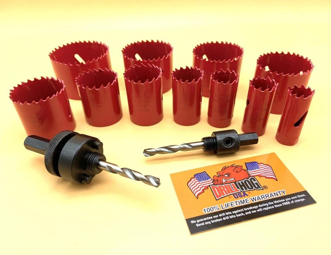 Drill Hog Hole Saw Kit 7 8