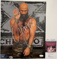 WWE NXT Tommaso Ciampa Signed 11x14 Photo D Autograph WrestleMania JSA COA