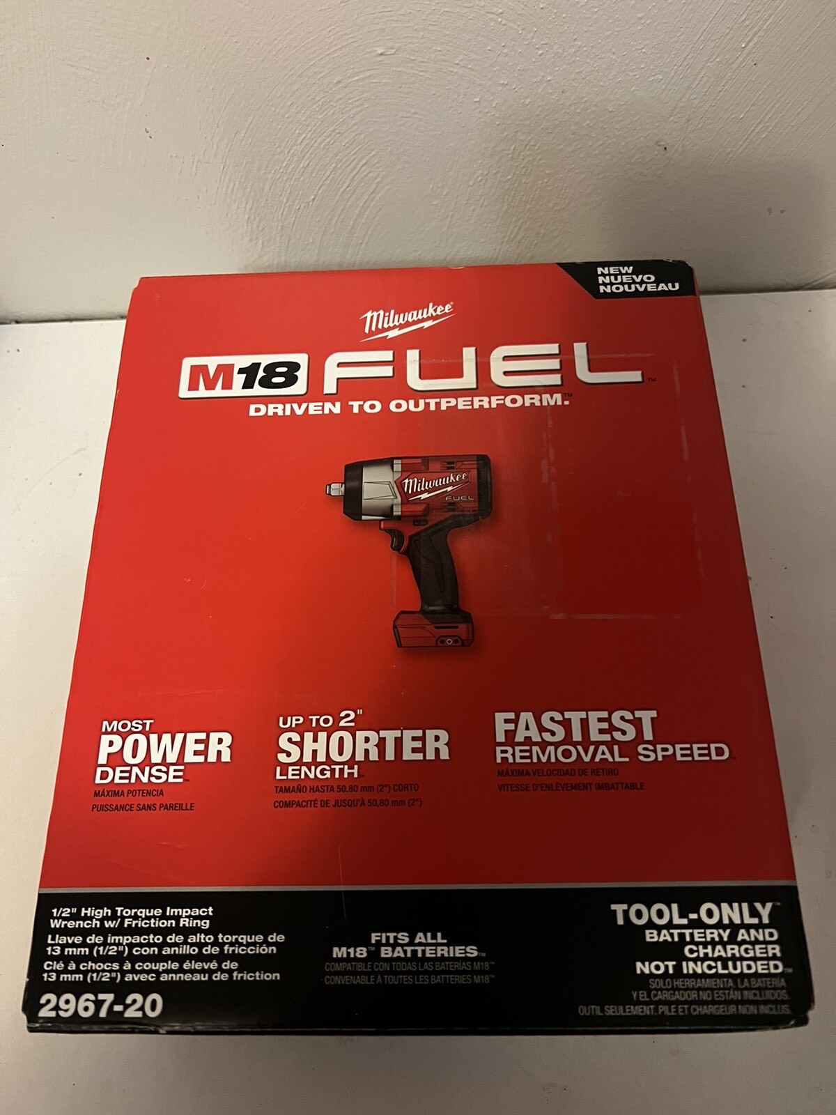 Milwaukee 296720 M18 FUEL 18V 1/2 in High Torque Impact