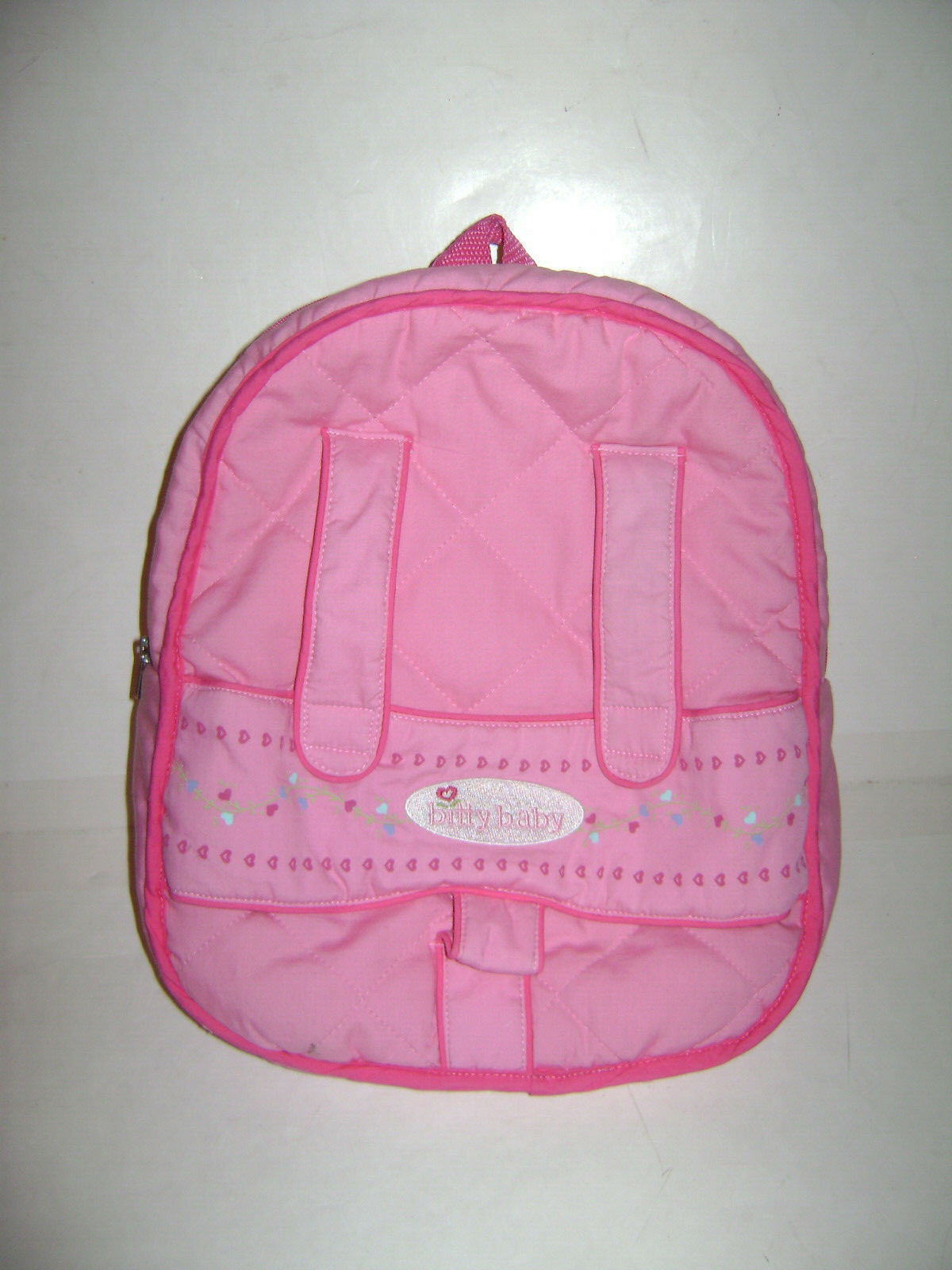 AMERICAN GIRL Bitty Baby Diaper Bag for Girls Backpack Doll Carrier