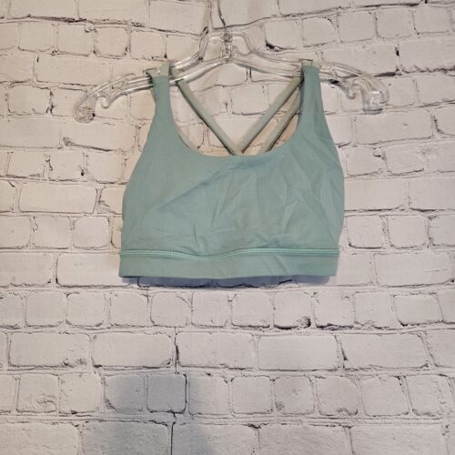 Luluemon Energy Sports Bra Sz 6 B/c Cup Mint