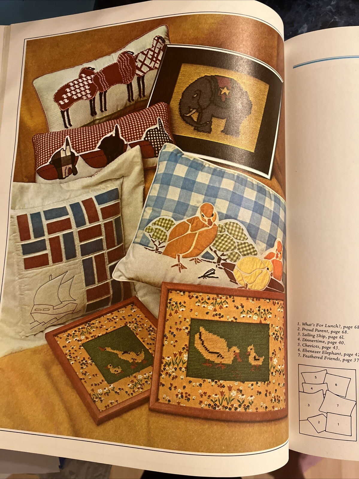 Needlework nostalgia: A collection of authentic needlework designs from t - GOOD