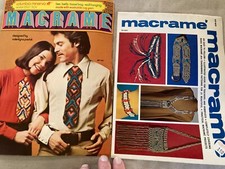 MACRAME, AN EASY TO FOLLOW GUIDE BY LYNN PAULIN 1970  COLUMBIA MINERVO, 1973