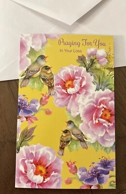STOCKWELL GREETING CARDS With Sympathy Praying For You In Your Loss 5”x7.75" Stockwell Greeting Card
