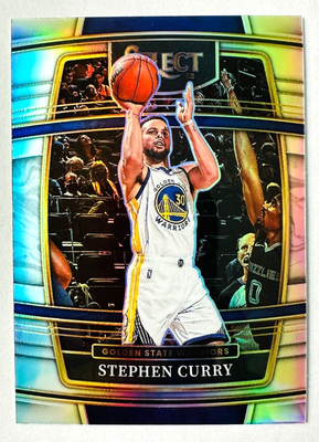 2021-22 Panini Select Stephen Curry SILVER Prizm Card #94 
