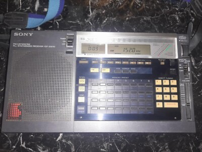Vintage SONY ICF-2001D Radio Tuner World Band Receiver TESTED WORKING ( Read )