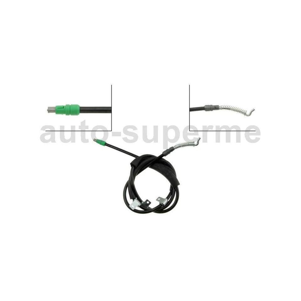 Juego de 2 cables de freno de estacionamiento traseros Dorman para GMC Envoy 2005-2009 5,3 L Foto 3 de 4