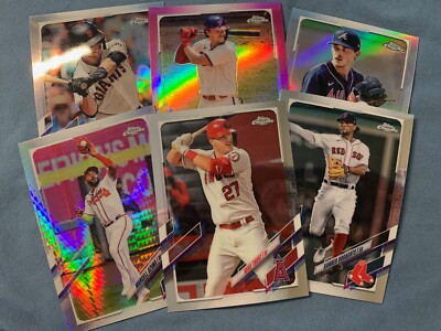 2021 Topps Chrome Baseball Vet/Rookie Base & Parallel PICK YOUR PLAYER