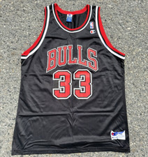 Vintage Champion Chicago Bulls Scottie Pippen 90s Basketball Jersey Size 52