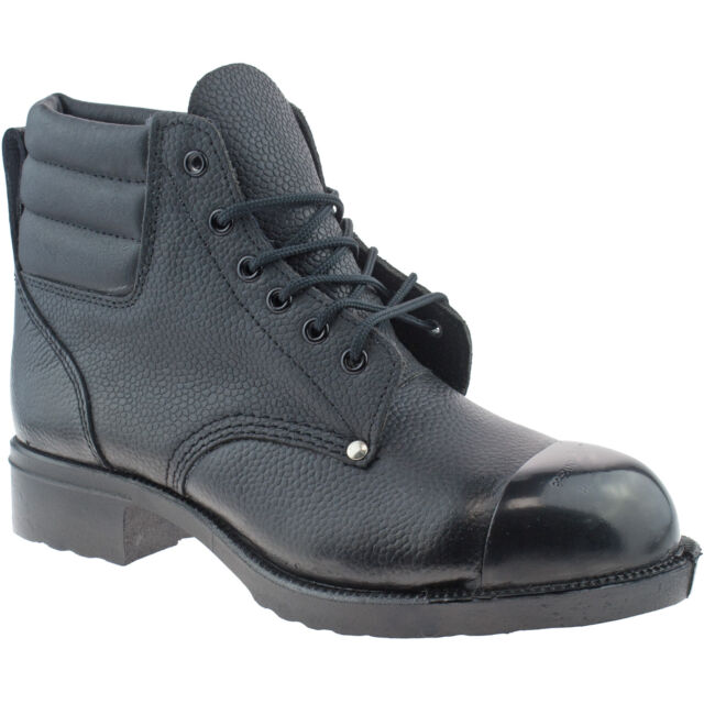 MENS EXTERNAL STEEL TOE CAP SAFETY BOOTS SIZE UK 6 - 12 WORK GRAFTERS ...