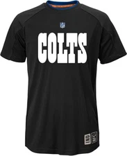 Team Apparel Youth Outerstuff Covert Short Sleeve Top, Black,Small