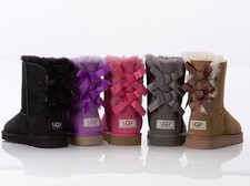 UGG K Bailey Bow KIDS Boots Lambskin Boots 22,5 - 38 Girls Children's