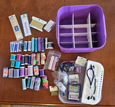 Craftstore Vintage Lot Vintage Sewing Notions Craft Silk Thread Punch Embroidery