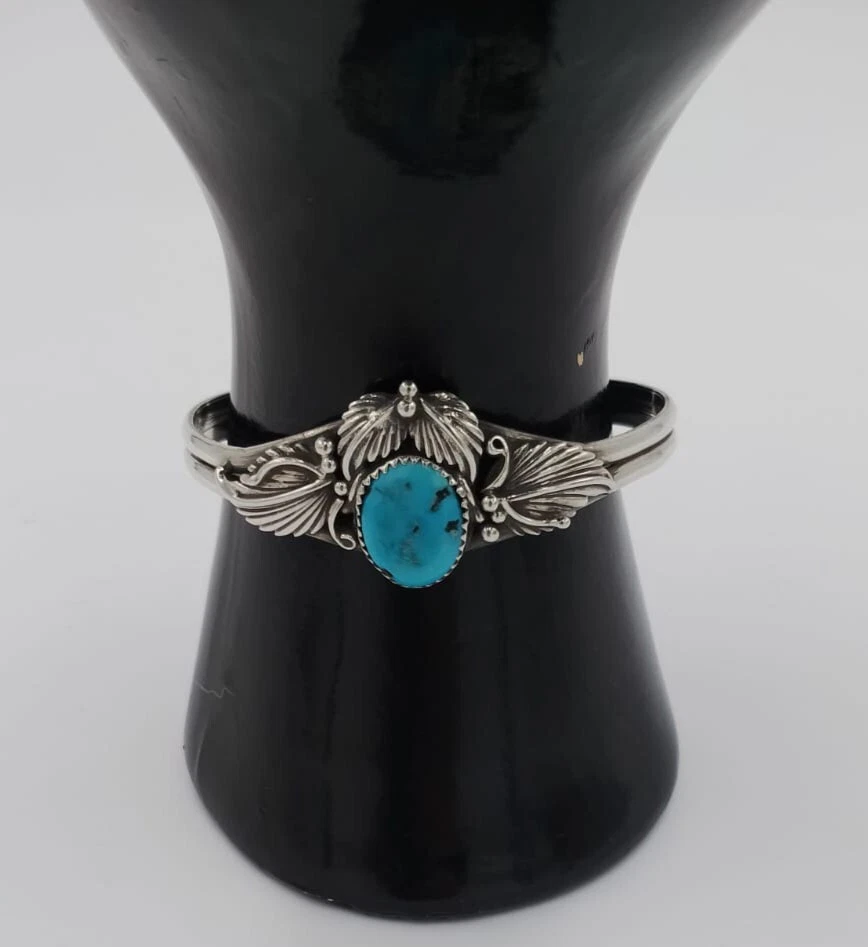 Armreif 0,925 Sterlingsilber mit Türkis - Bild 2 von 4