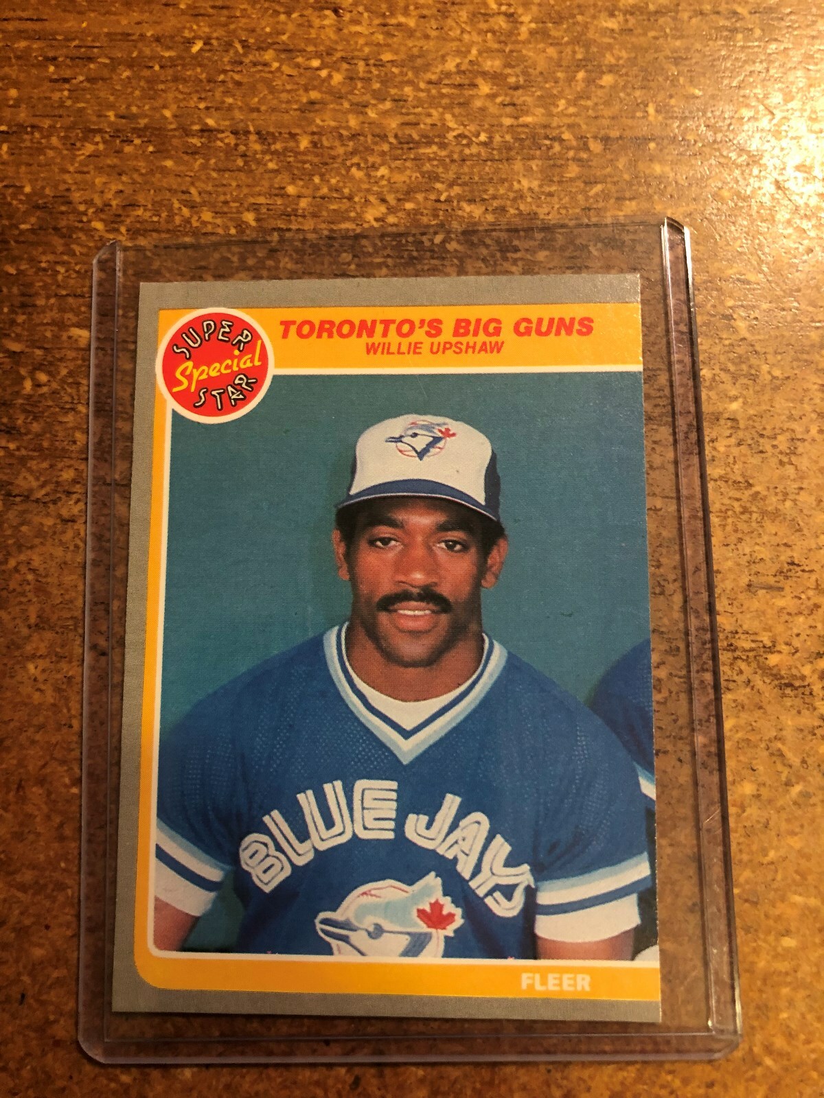 1985 Fleer Baseball # 635 & 636 Toronto's Big Guns Willie Upshaw & Lloyd Moseby