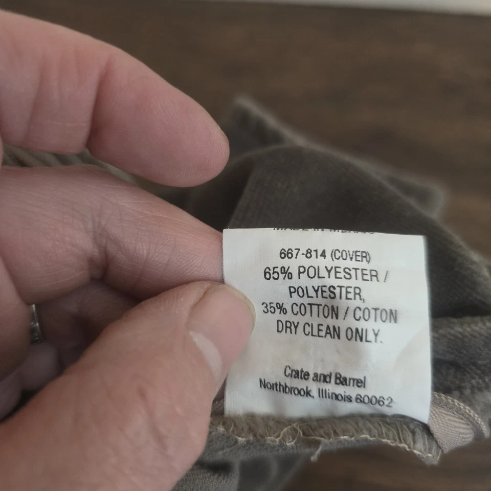 Funda de Almohada Decorativa Cajón Y Barril Tempo 20X20 Cuadrada Esquisto Terciopelo Terciopelo  Foto 4 de 4