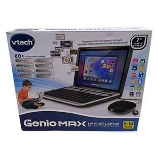 VTech Genio MAX Mein erster Laptop Lerncomputer für Kinder 7 Zoll Farbdisplay