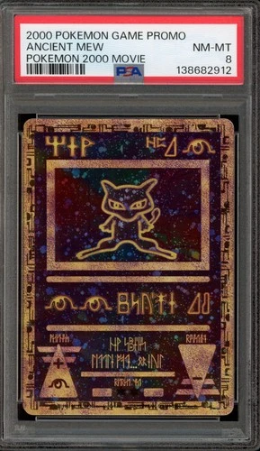 Pokemon Ancient Mew Movie 2000 Promo PSA 8