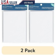 A6 Blank Greeting Cards All Occasions W/ Envelopes 12 Count Crafting Supplies US