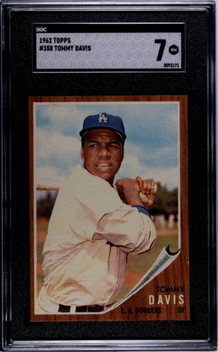 1962 Topps Tommy Davis #358 card