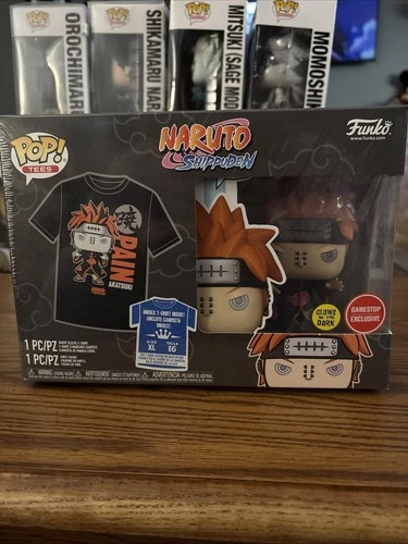 Funko Pop! Naruto Pain Akatsuki #934 Glow with T-shirt (XL) GameStop Exclusive