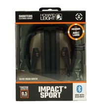 Howard Leight Impact Sport BLUETOOTH 21NRR Shooters Electronic Earmuff / OLIVE