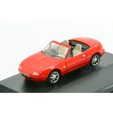 MAZDA MX5 MK1 OPEN 2006 RED 1:76 Oxford Auto Stradali -D- Neues Modell
