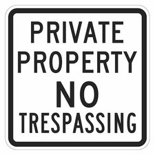Lyle T1-1097-Hi_18X18 Warning Sign, 18 In H, 18 In W, Aluminum, Square,