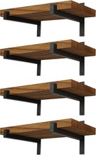 8 Packs Heavy Duty Shelf Brackets Wall Mounted Industrial Metal Shelving 10 Inch