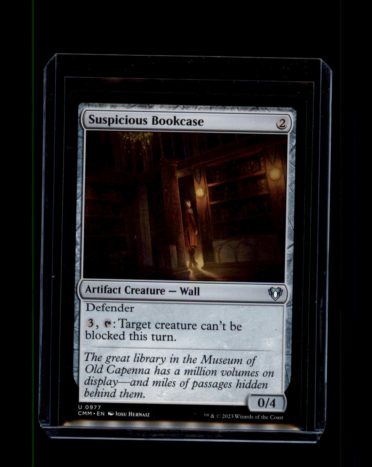 MTG Suspicious Bookcase #977 Uncommon Commander Masters