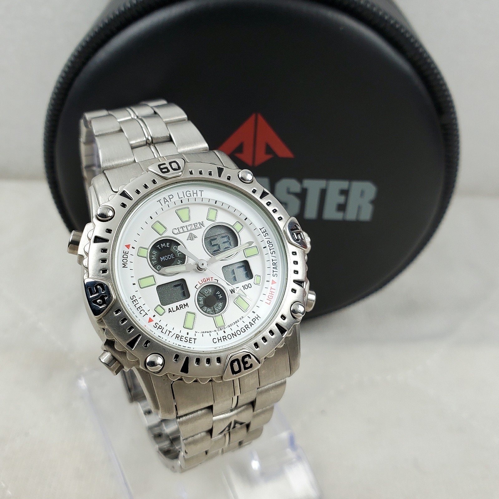 CITIZEN CHRONOGRAPH C810 LIGHT PROMASTER TAP ANA-DIGI VINTAGE WATCH MEN'S - VintageWatches.PK CITIZEN CHRONOGRAPH C810 LIGHT PROMASTER TAP ANA-DIGI VINTAGE WATCH MEN'S - vintagewatches.pk