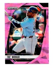 Tre' Morgan 2025 Prizm Pink Ice Prizm #45 Tampa Bay Rays