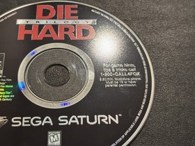 Die Hard Trilogy (Sega Saturn, 1997) Disc Only Tested & Works! Authentic