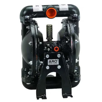 Aro 666100-3Eb-C Double Diaphragm Pump, Aluminum, Air Operated, Santoprene, 35