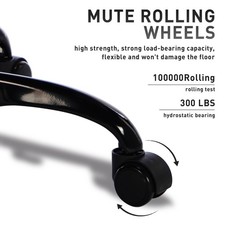 Gaming Chair Massage,Ergonomic PC Computer Chair Footrest Comfortable 14