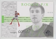 2013-14 SP Authentic 2001-02 SP Rookie FX Sergey Karasev #95 c7w