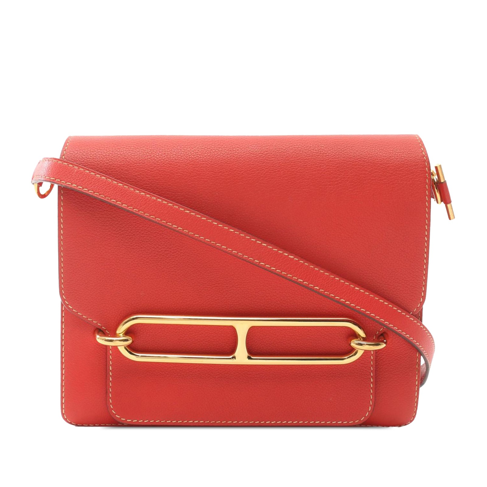 Hermes Evercolor Sac Roulis 23 Crossbody Bag in Soft Leather