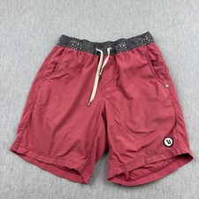 Vuori Kore Shorts Mens Small Red Lined Athletic Outdoor Hiking Trail Running